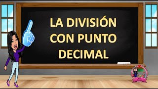 Divisiones con punto decimal [upl. by Kram203]