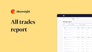 Sharesight  All trades report [upl. by Betteann565]