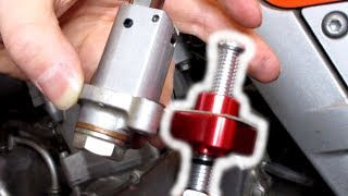 Manual Cam Chain Tensioner  Install and Adjustment [upl. by Esch593]