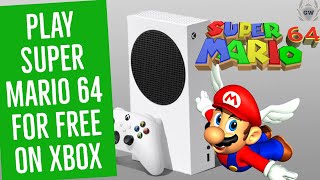 HOW TO PLAY SUPER MARIO 64 ON XBOX [upl. by Tammi621]