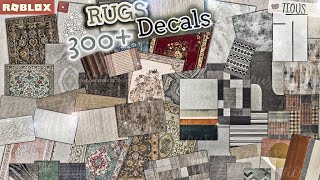 Decals Codes Rugs  Decals Ids  Bloxburg ROBLOX [upl. by Choo204]