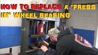 How To quotPressquot A quotPress Inquot Style Wheel Bearing [upl. by Audette]