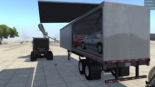 BeamNGdrive  Car Transport Addon [upl. by Mahalia251]