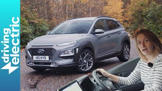 Hyundai Kona Hybrid review – DrivingElectric [upl. by Shaver794]