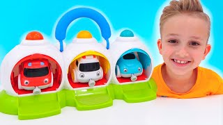 Vlad and Niki have fun with toy cars  Funny videos for kids [upl. by Ylelhsa926]