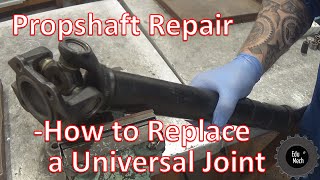 Propshaft Repair  How to Replace a Universal Joint [upl. by Asert423]