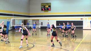 8th Grade Volleyball v Centerville 081914 [upl. by Nerrol928]