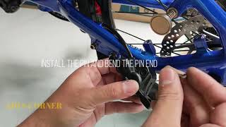 Replacing Tektro Hydraulic Brake Pad [upl. by Kalfas]