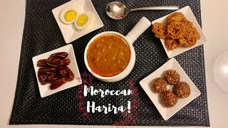 How to make traditional Moroccan Harira Easy soup recipe [upl. by Delila]