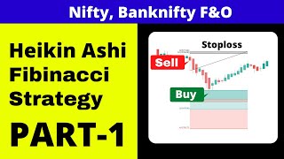 Heikin Ashi Fibinacci Strategy Part1  Options Trading Strategies Basics [upl. by Noisla]