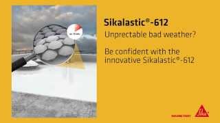 Sikalastic® 612 Waterproofing membrane for exposed roof areas [upl. by Shanney]