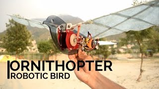 🎥HOW TO MAKE ROBOTIC BIRD  ORNITHOPTER  PART 2 [upl. by Wendt578]