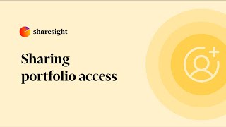 Sharing portfolio access [upl. by Salohci]