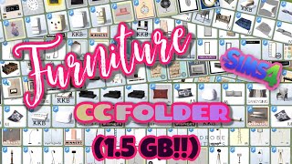 FURNITURE CC FOLDER 2000 ITEMS 15 GB  SIMS 4 [upl. by Araik]