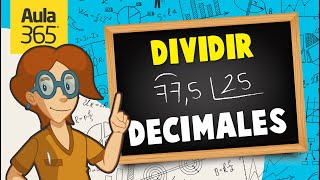 ¿Cómo dividir decimales  Videos educativos Aula365 [upl. by Riay]