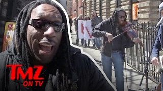 Boyd Tinsley Back To Busking On The Streets Of NYC  TMZ TV [upl. by Ardella550]