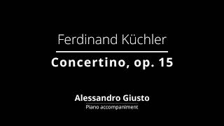 F Küchler Concertino op 15 in the style of A Vivaldi  Piano accompaniment [upl. by Svensen]