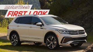 2022 Volkswagen Tiguan  MotorWeek First Look [upl. by Airekal]