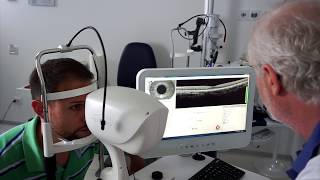 OCT alta diagnostica oculistica a MediClinic [upl. by Kentiggerma]