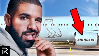 Inside Drakes 185 Million Private Jet Air Drake [upl. by Anaiv]