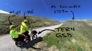 Tern GSD Ridden to the Highest Mountain in Australia  with a Passenger [upl. by Claudian743]