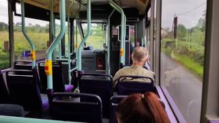 First Essex Optare Solo 53121 EO02NFC Route 14 Wickford to Cheslmford Bus Station Via Ramsden Heath [upl. by Icul]