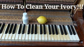 How To Clean Your Ivory And Make It White Again [upl. by Mccreary]