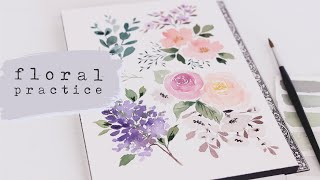 5 Simple Watercolor Flowers You Can Master Today [upl. by Caughey593]