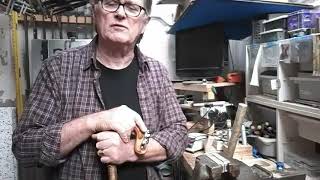 Making a shepherds crook in ply [upl. by Alyks]