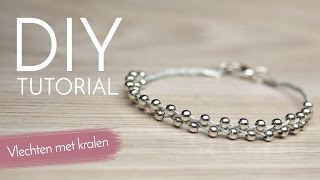 Sieraden maken met Kralenwinkel Online  Vlechten met kralen [upl. by Yentiw346]