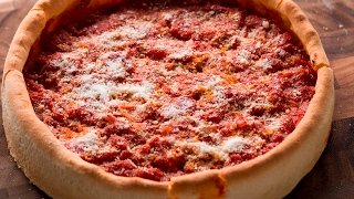 Homemade Deep Dish Pizza [upl. by Noiz]