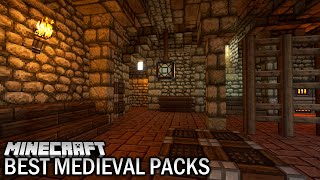 TOP 5 Best Medieval Texture Packs for Minecraft [upl. by Acitel]