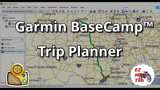 Garmin BaseCamp™ Trip Planner [upl. by Hosea]