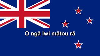 National Anthems New Zealand Aotearoa  Short version  Lyrics  Translation [upl. by Ahsain]