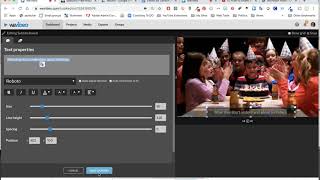 Adding subtitles to video using WeVideo [upl. by Egiedan205]