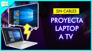 Cómo CONECTAR mi Laptop a la TV Sin Cable HDMI ✅ Rápido y Fácil [upl. by Vlad]