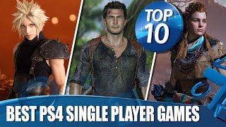 Top 10 Best Single Player Story Games on PS4 [upl. by Aulea479]