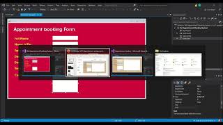 VET Booking System 1 Interface Design Visual BasicNETVisual Studio [upl. by Petronilla]