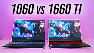 1660 Ti vs 1060 Gaming Laptop Comparison  1060 in 2020 Worth Upgrading [upl. by Ientirb]