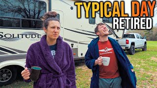 Full Time RV Living as Retired Millennials Didnt Expect This [upl. by Shaff]