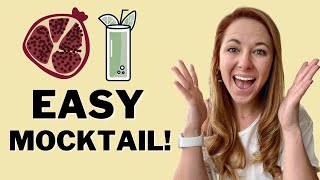 EASY pomegranate mocktail Pregnancy APPROVED [upl. by Aceber814]