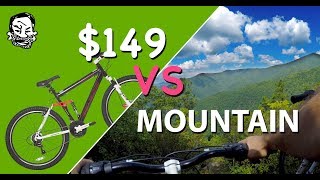 149 Mountain Bike vs mountain  The Walmart Enduro [upl. by Viviyan]