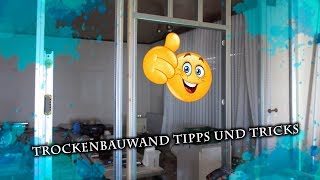 Trockenbauwand Tipps und Tricks [upl. by Anitsirt]