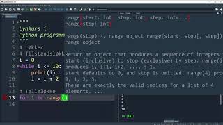 Lynkurs i Pythonprogrammering [upl. by Jenette904]