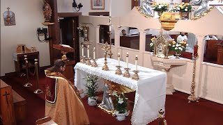 Holy Mass begins at 8 am ET  followed by the Holy Rosary [upl. by Aikrehs]