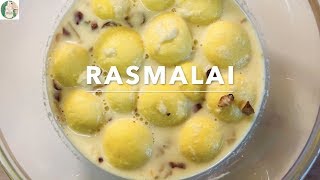 Ras malai  How to make Rosso Malai  Roshmolai  Sattvik Kitchen [upl. by Eeramit]