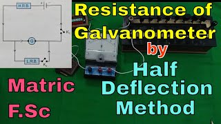 Galvanometer Resistance by Half Deflection Method [upl. by Strohbehn]