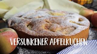 Versunkener Apfelkuchen – nach Omas Art [upl. by Sculley]