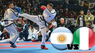 ITF World Championship Argentina 2018  Lucas PiniARG vs Fuschillo Nunzio ITA Middle Weight [upl. by Eelibuj]