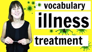 Illness Vocabulary in English [upl. by Annairt]